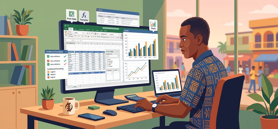Excel avancé — gestion, analyse et automatisation