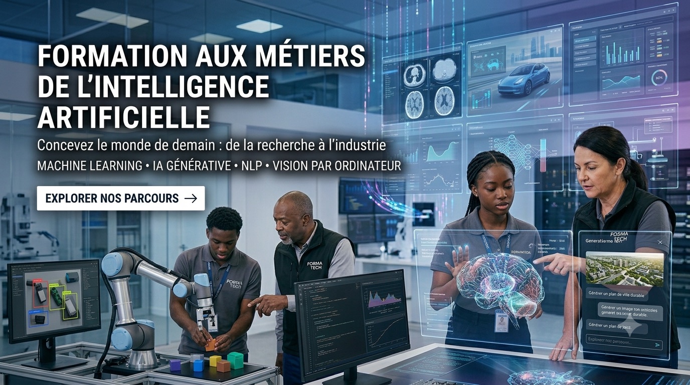 Apprenants s'exerçant à l'intelligence artificielle sur ordinateur